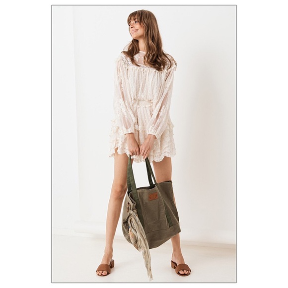 Spell Olive Green Tote Bag - Picture 4 of 12